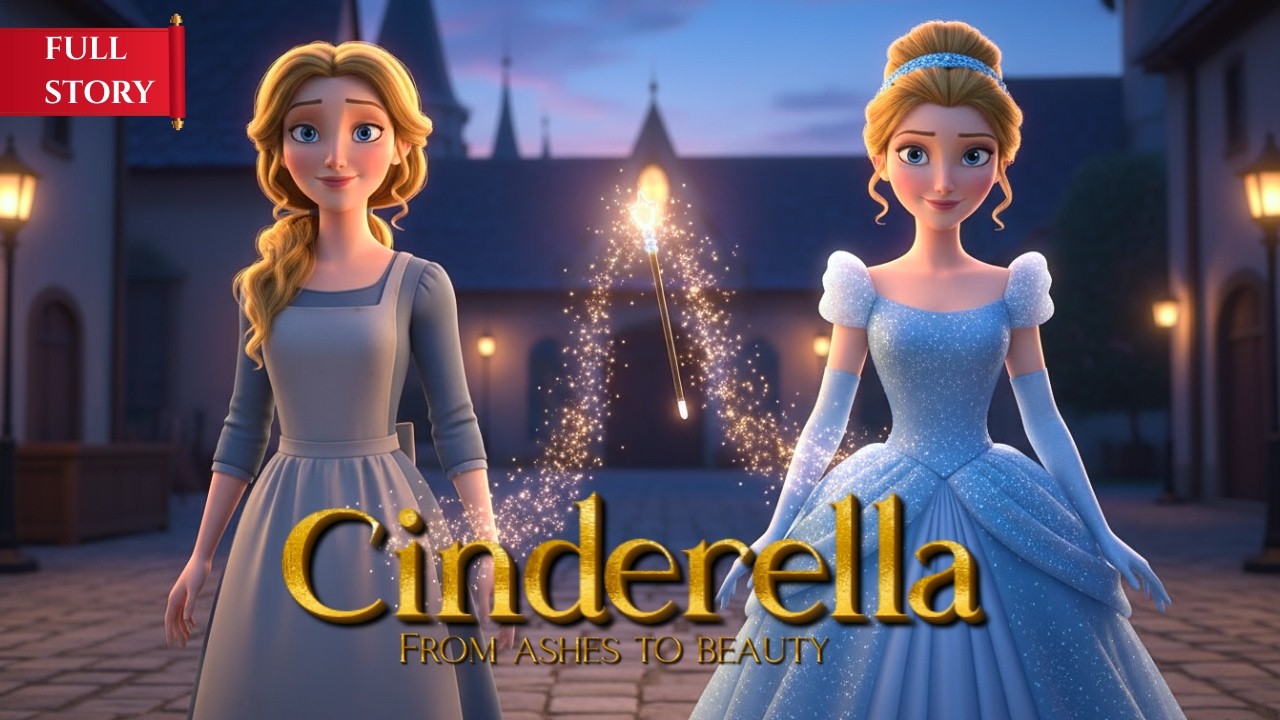 Cinderella Fairy Tale ✨ Full Story | Magical Transformation