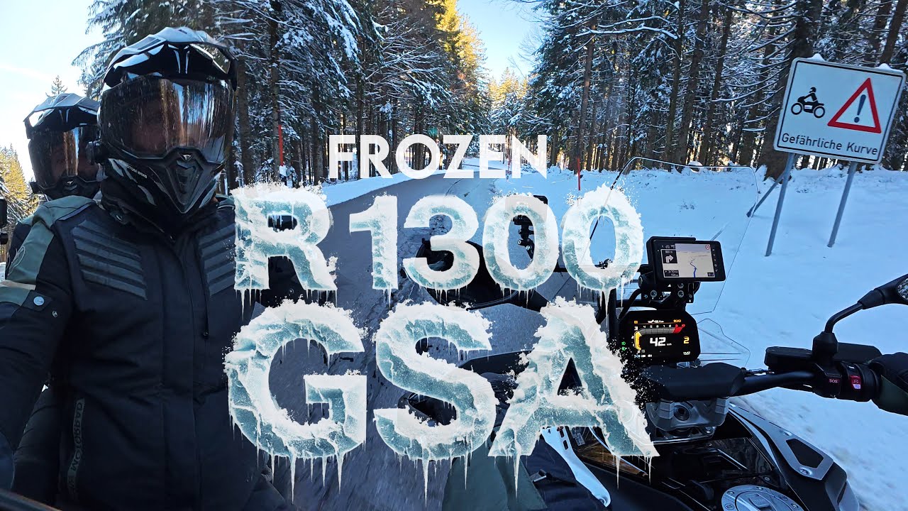 BMW R1300 GSA vs. Snow: Winter Motorcycle Adventure Through Germany's Black Forest! [S0 E2]