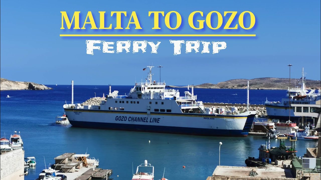 Malta to Gozo Ferry Trip
