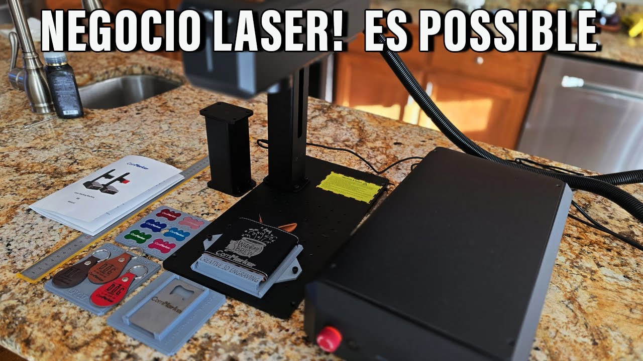 Commarker B6 Fiber Laser.  Empieza tu negocio laser hoy!