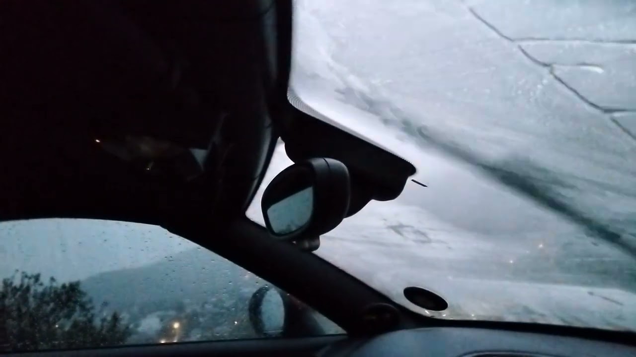 SURREAL POV WINDSCREENWIPER VIEW AND ASMR SOUND.