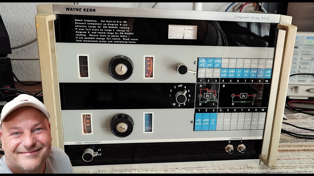 Wayne Kerr Component Bridge B522 1uH - 500kHenry test repair teardown