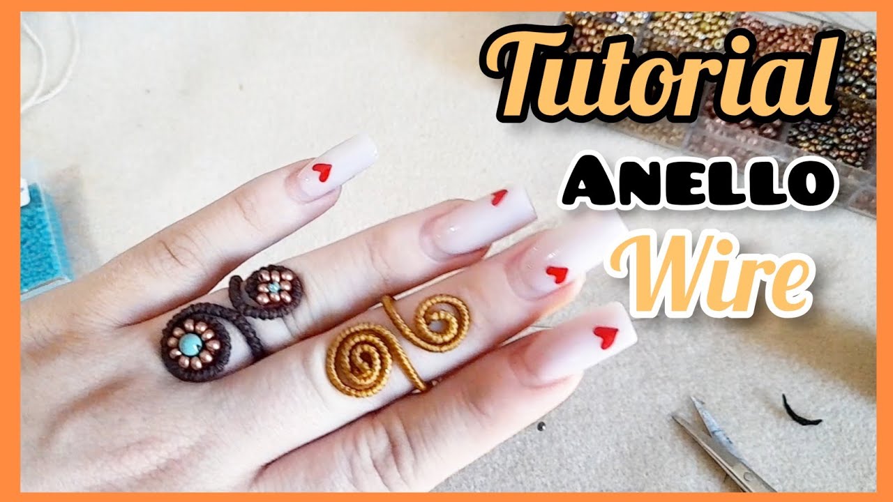 Anello in wire rivestito | simply wire tutorial | video tecnica
