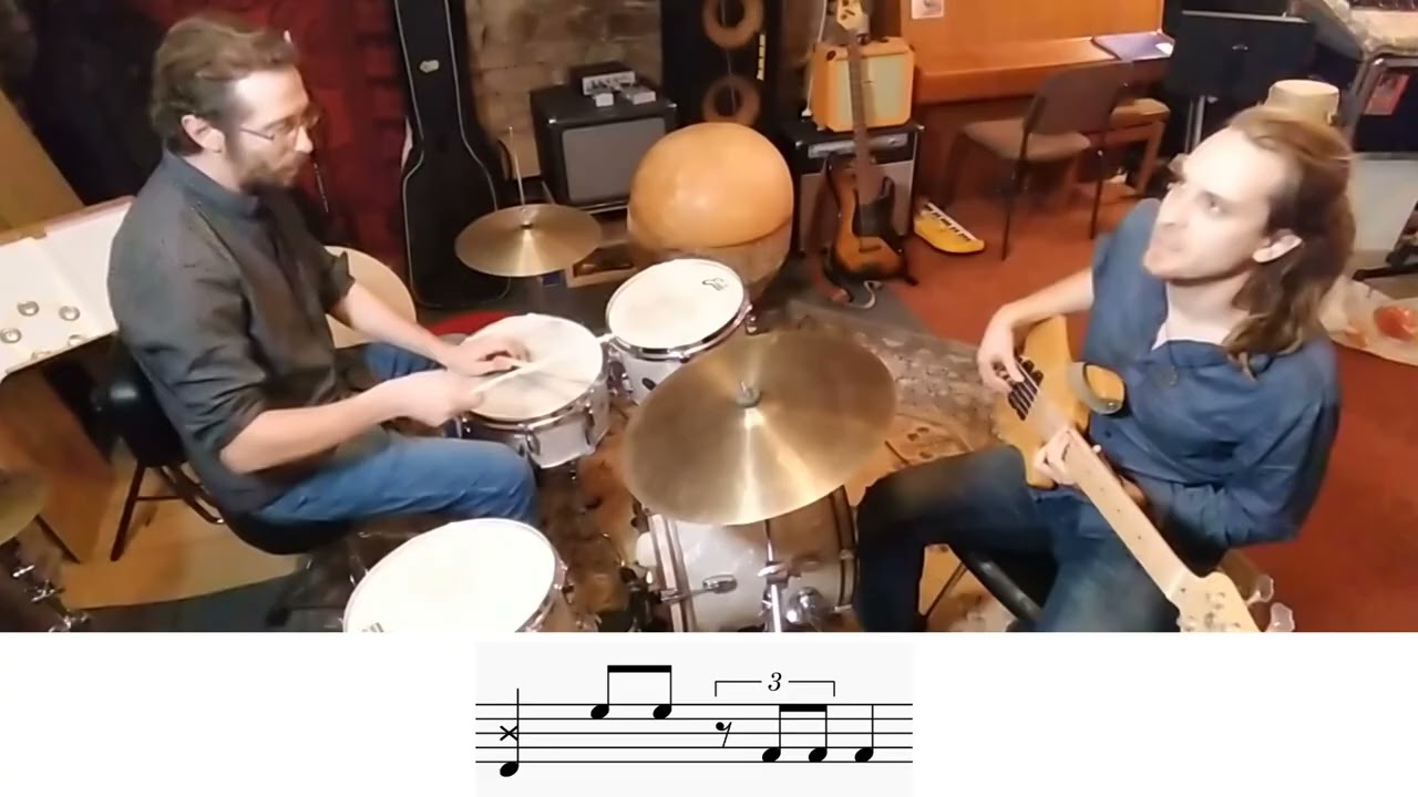 Various Afro Drum Grooves in 12/8 (Yoruba Clave)