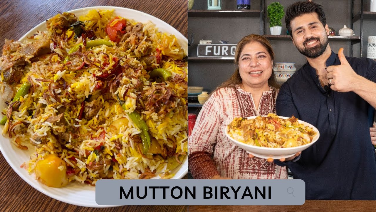 Shahi Mutton Dum Biryani Recipe | Bakra Eid Special | khala ki dhamakadar mutton biryani