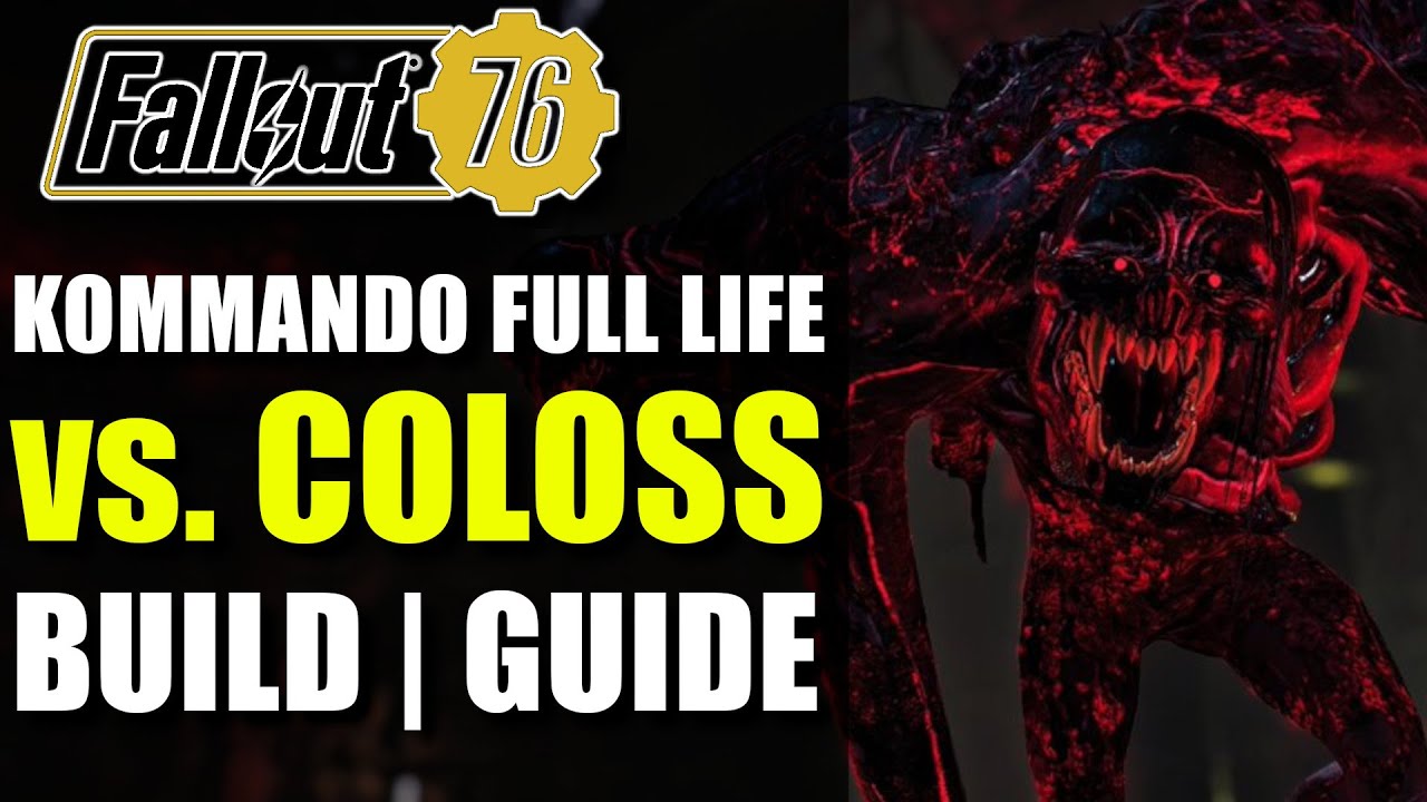 Kommando Full Life Build vs. Coloss | Anti-R&uuml;stung & VATS Krit | Fallout 76