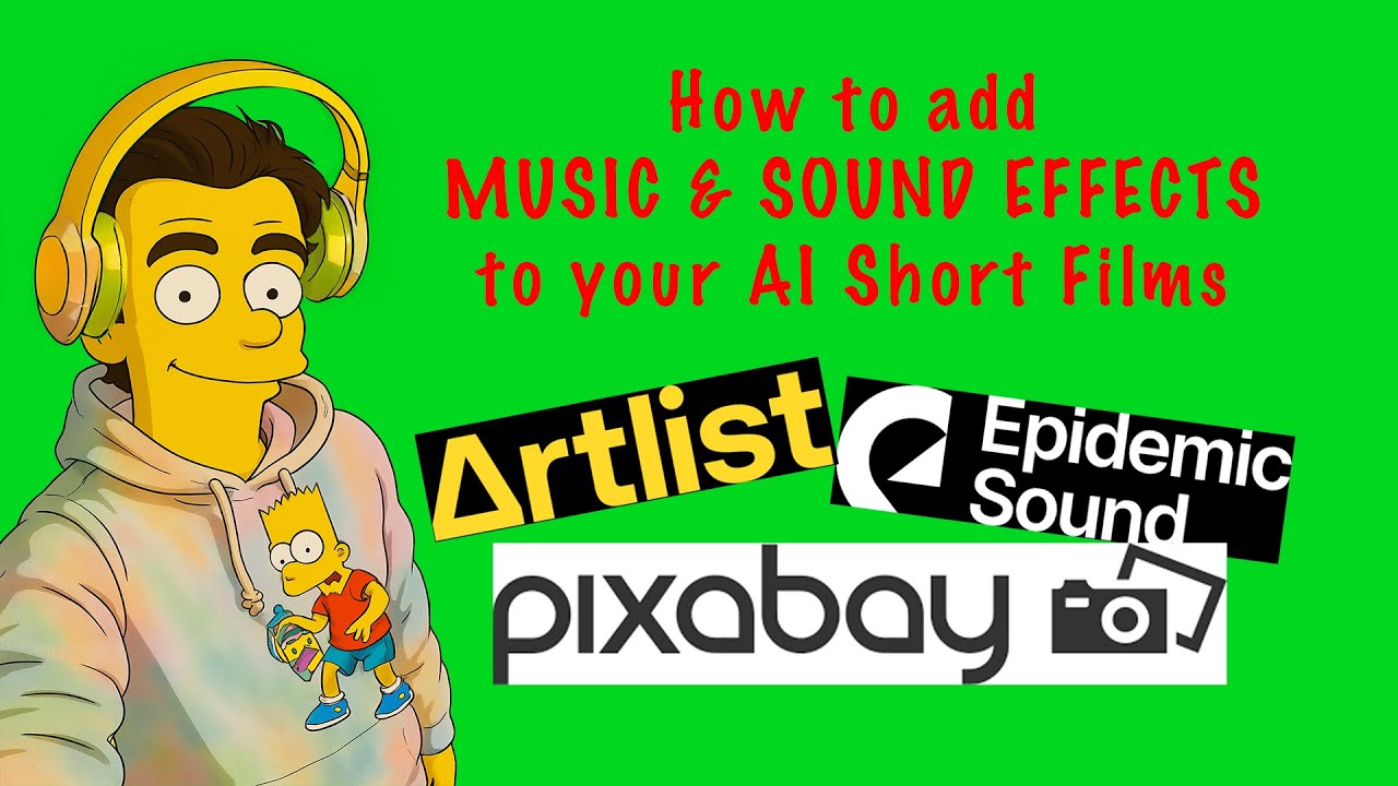 How to add MUSIC and SFX for your AI short films!
