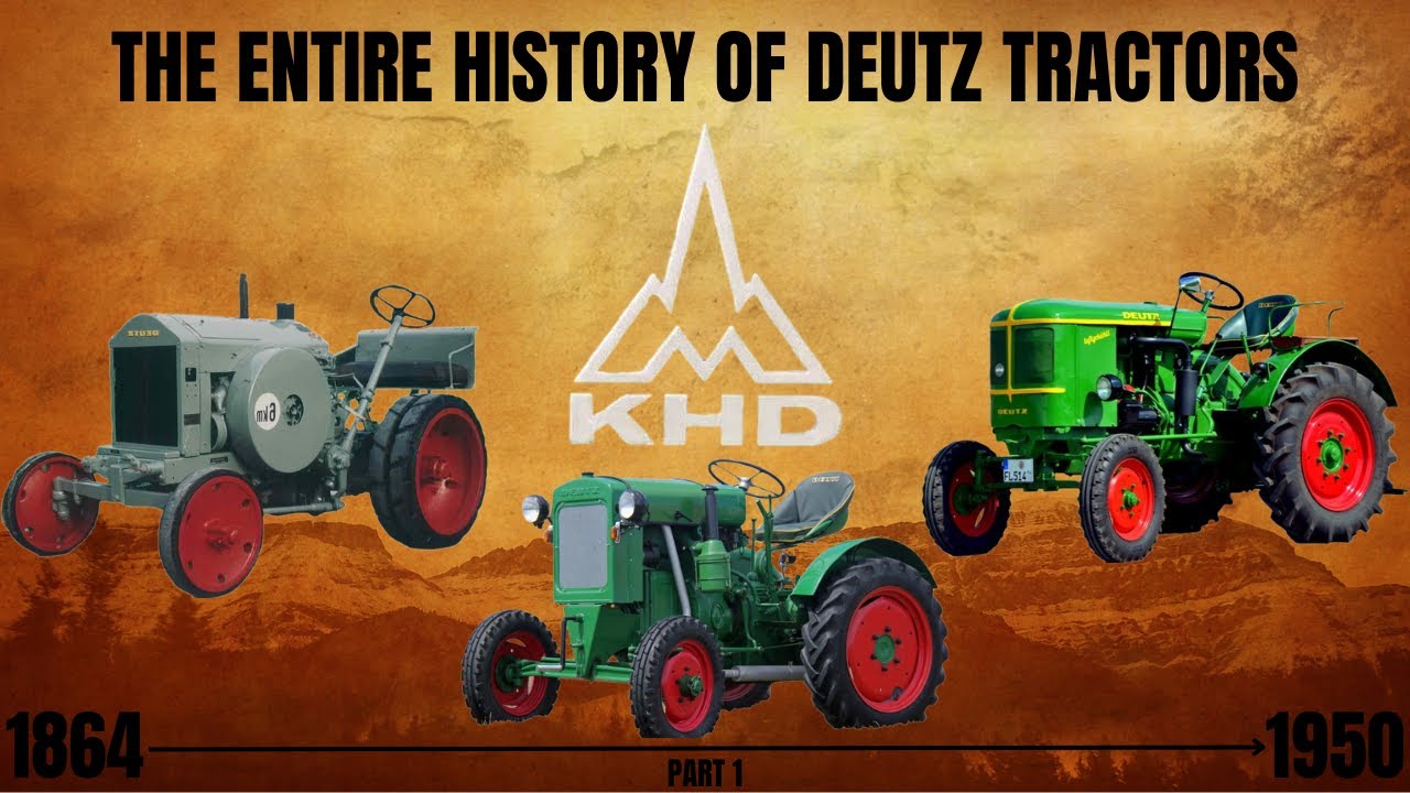 История компании Deutz Tractor. Часть 1: Основание компании Klöckner-Humboldt-Deutz (1864-1950)