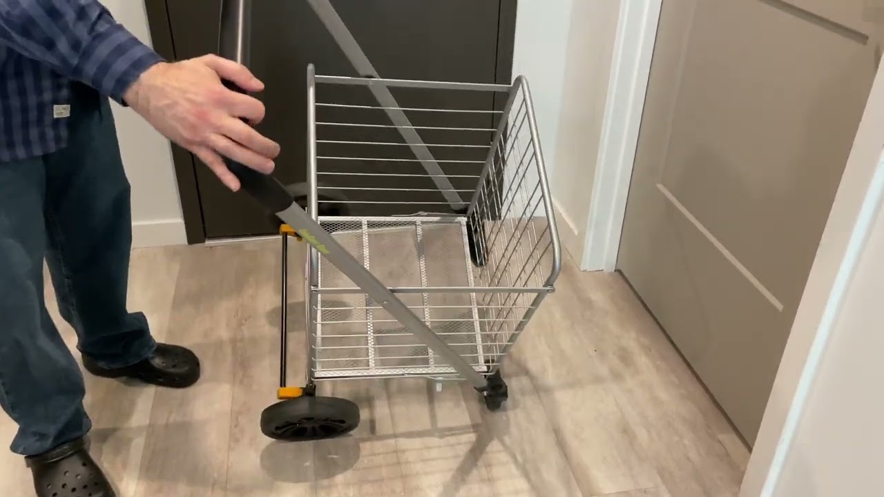 Dbest Products Cruiser Cart Deluxe 2 | Best Foldable Shopping Cart With Wheels Review Video
