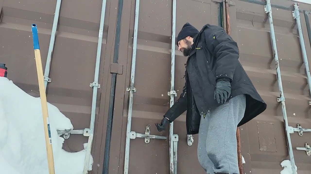 How to fix hard to open shipping container doors with grease