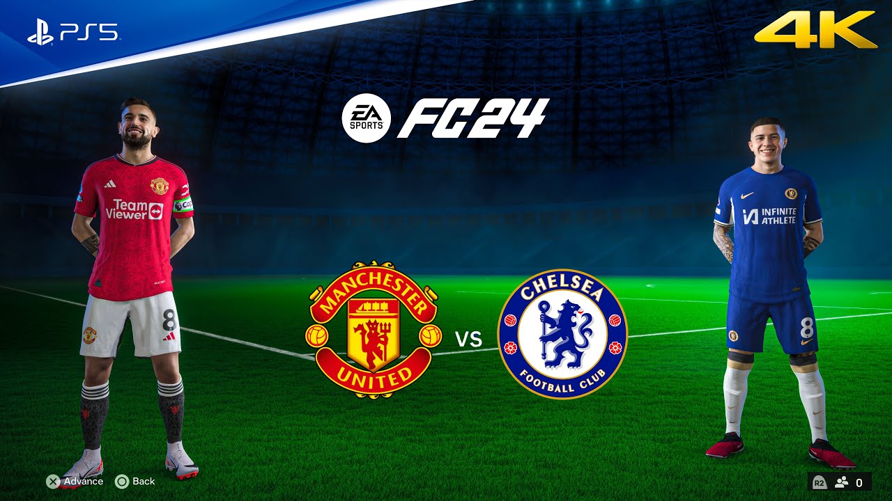 FIFA 24 - Manchester United vs Chelsea | Premier League 23/24 | PS5™ [4K60]
