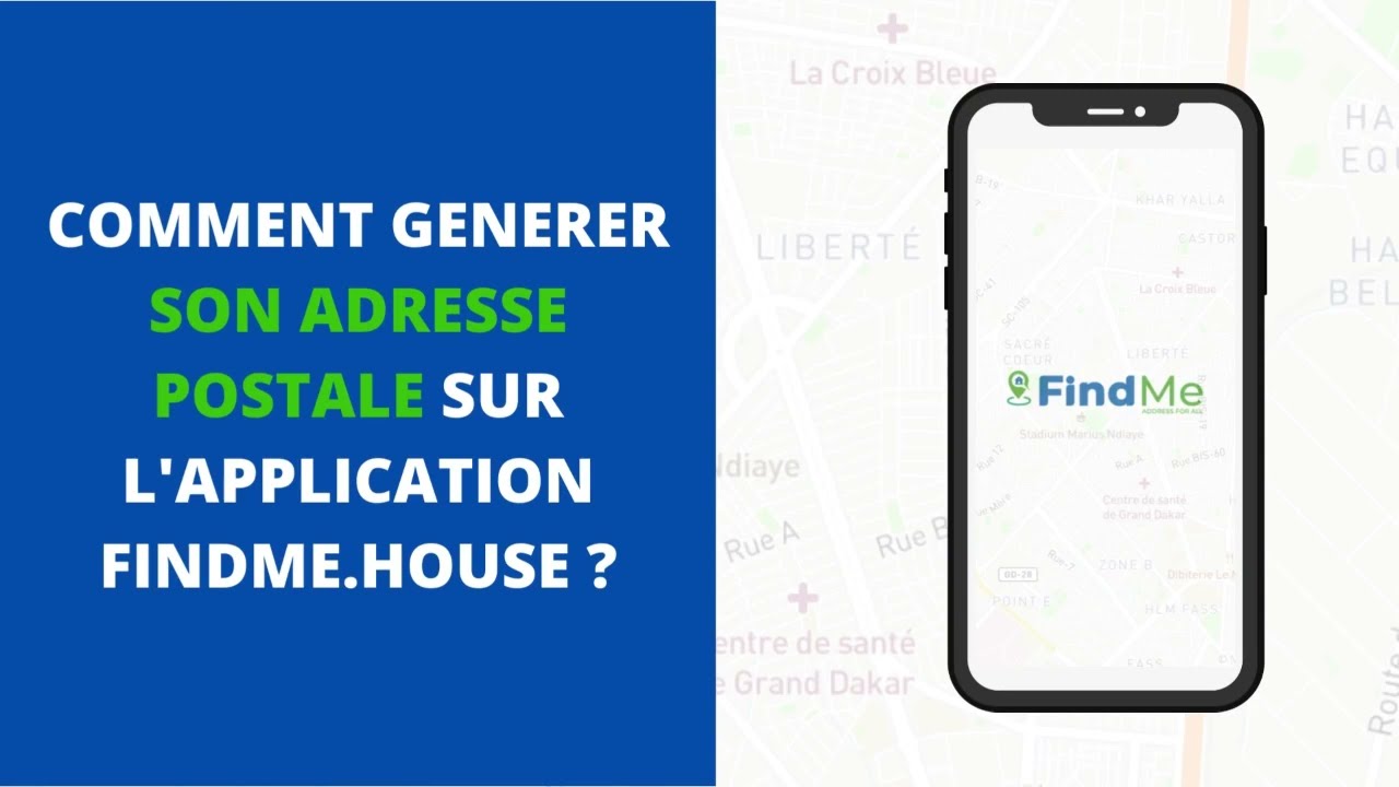 Comment g&eacute;n&eacute;rer son adresse postale en 2 mins sur notre application FindMe.house