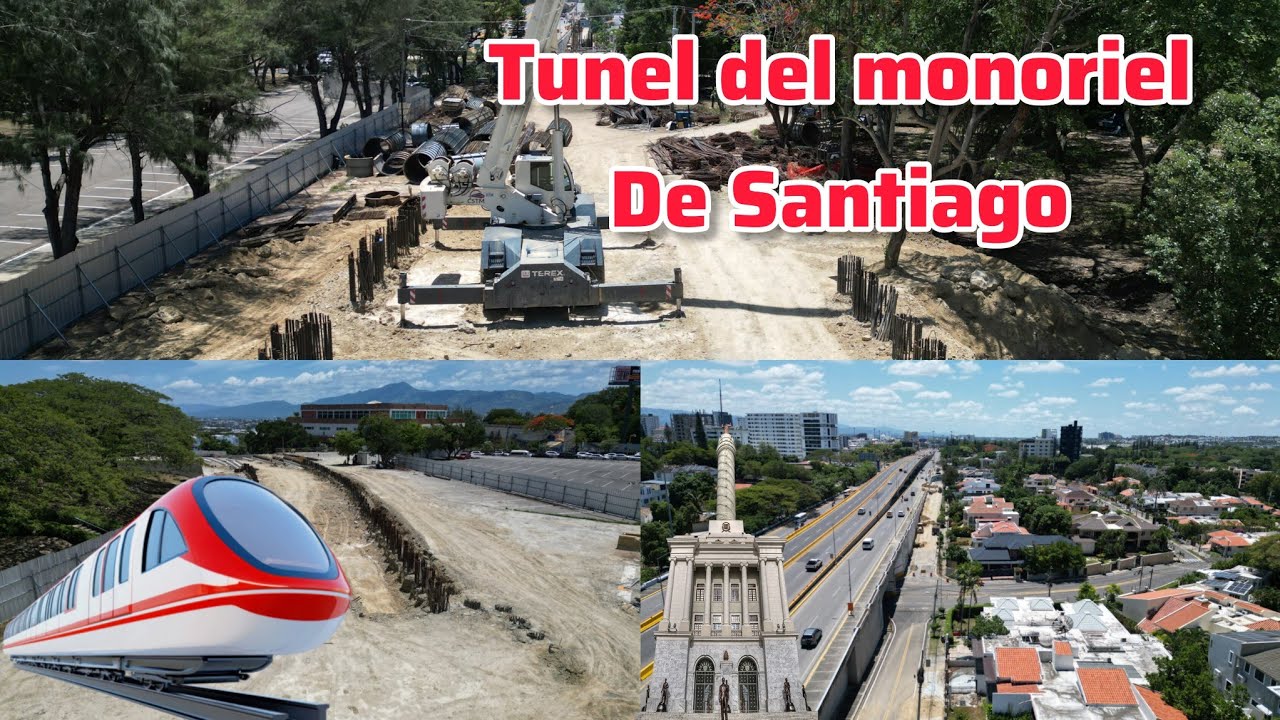 Avanza el tunel del monotiel de santiago y se contruyen las torres paralelo al elevado.