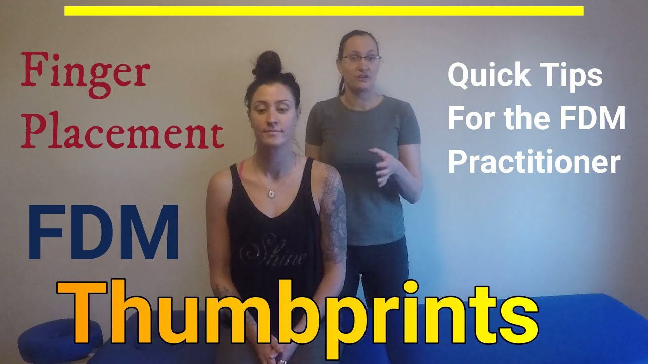 FDM Thumbprint finger position