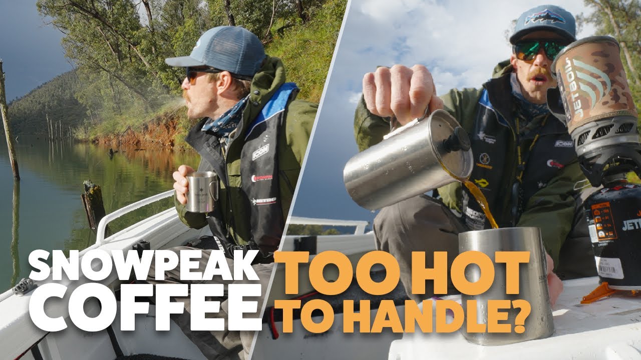 Coffee on a Boat! Snow Peak Field Barista Grinder & Titanium Coffee Press