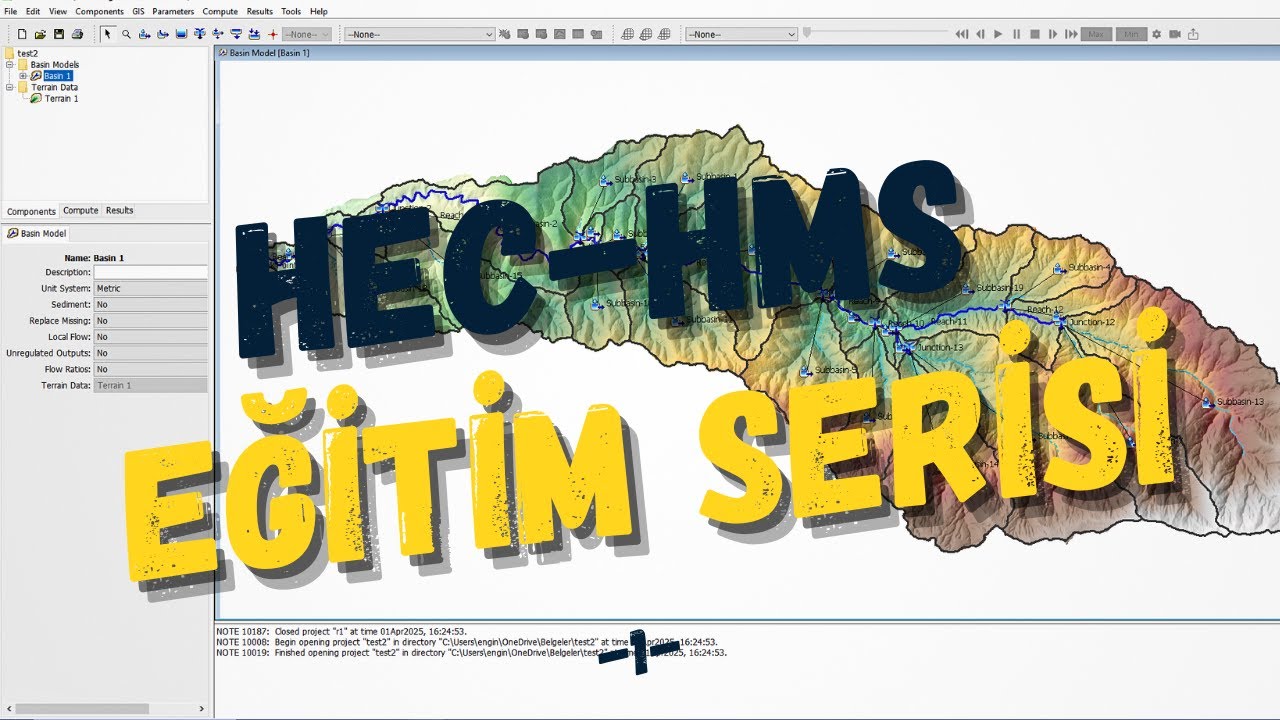 HEC-HMS EĞİTİM SERİSİ -1-