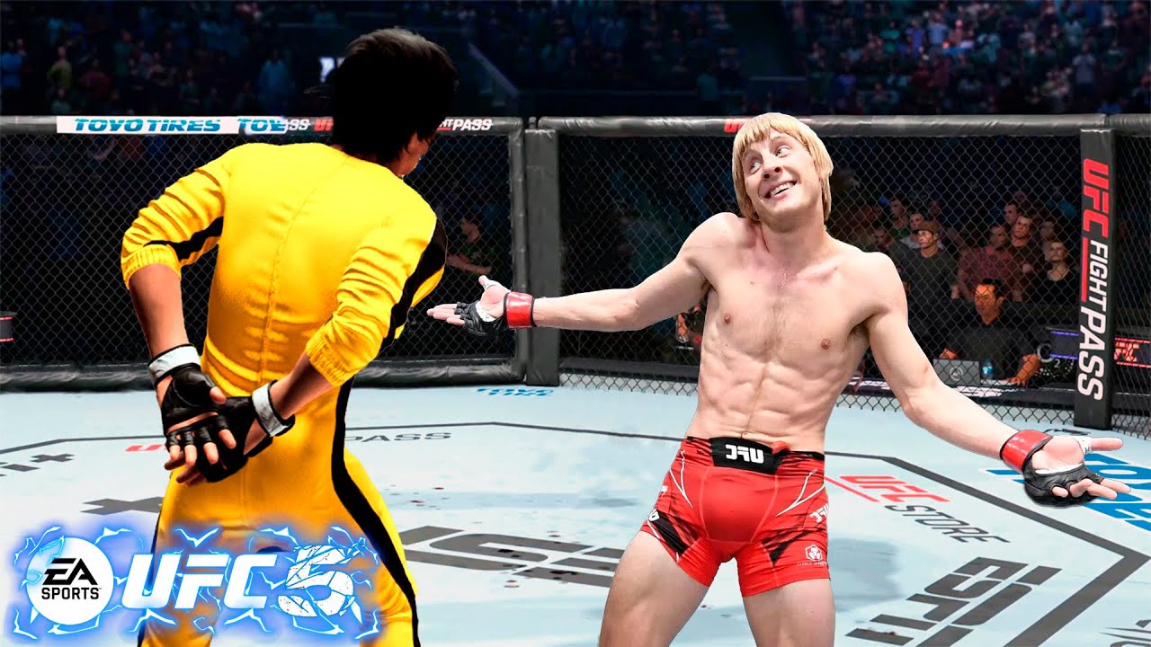UFC5 Брюс Ли против Пэдди Пимблетта EA Sports UFC 5