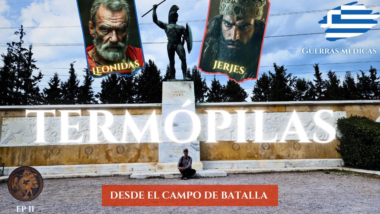 TERMÓPILAS 4K 🇬🇷⚔️ CAMPO DE BATALLA EXACTO de Leónidas y los 300 | Guerras Médicas ep.2