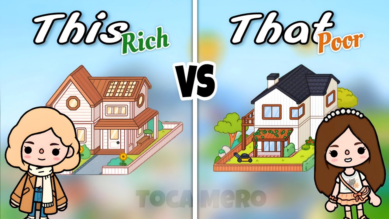 Toca Boca NOT FREE против FREE Family home 😱 [Полный геймплей Toca House]