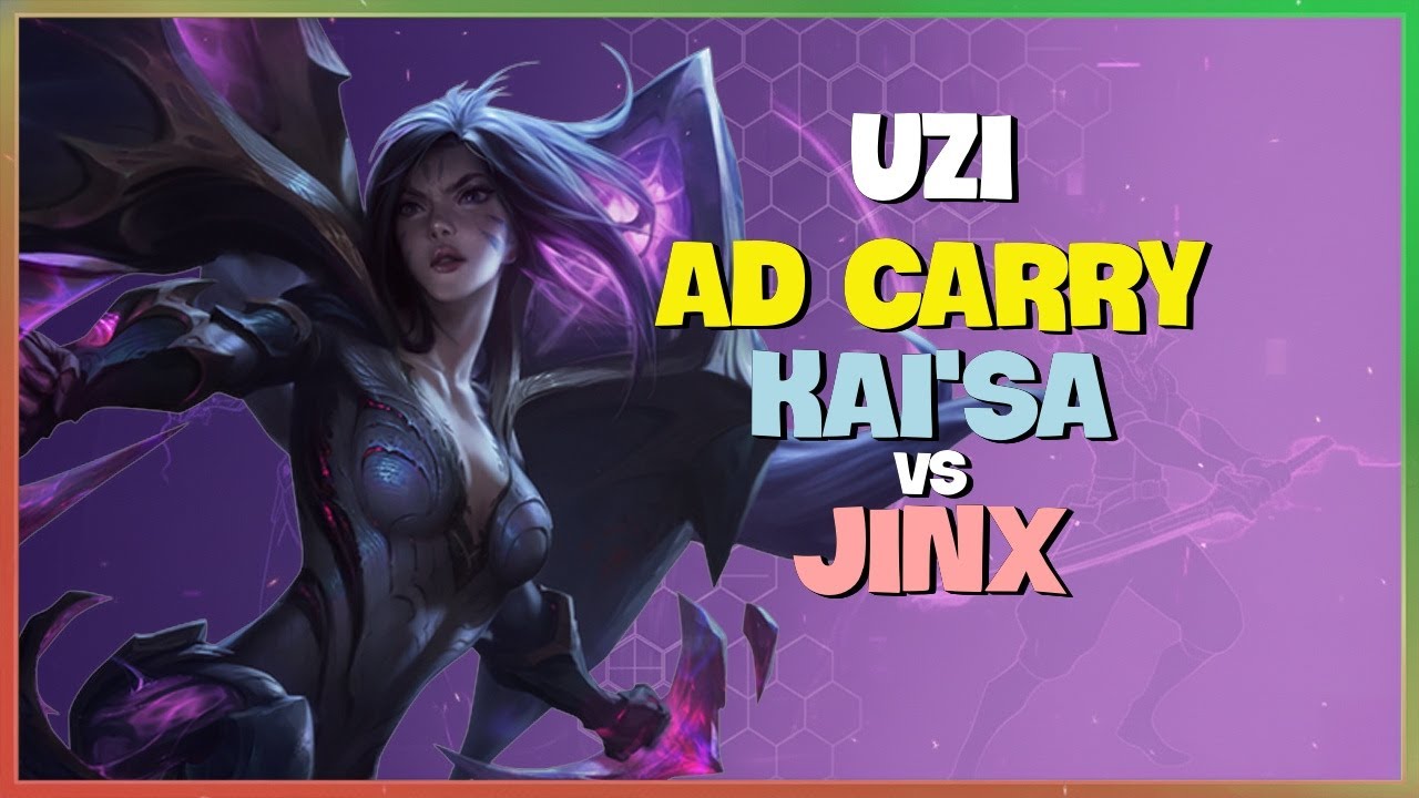 Thách Đấu Kai'Sa : Uzi HỦY DIỆT Jinx Với Khả Năng Kiting ĐẲNG CẤP - Vietsub