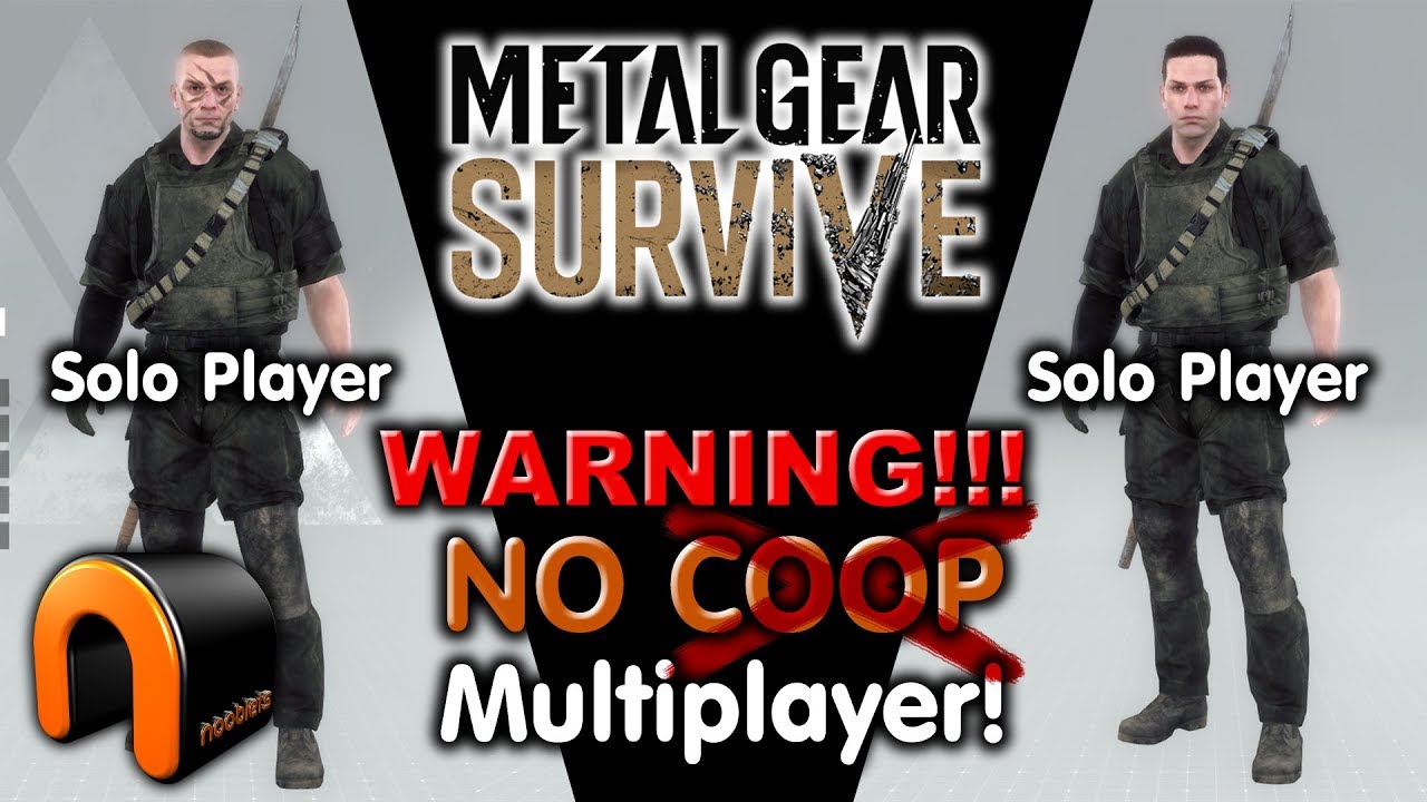 Metal Gear Survive - WARNING! NO COOP MULTIPLAYER!