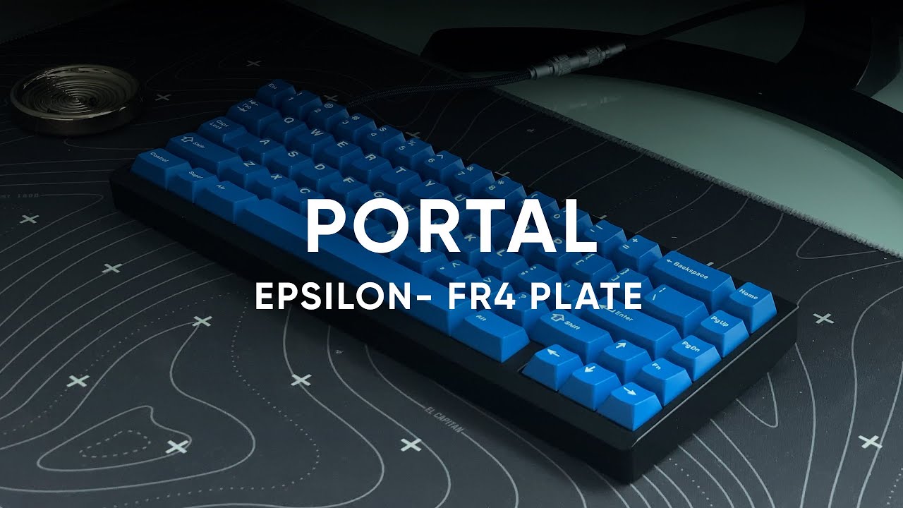 Portal by Parallel Limited with Epsilon switches on FR4 Plate - Typing Test