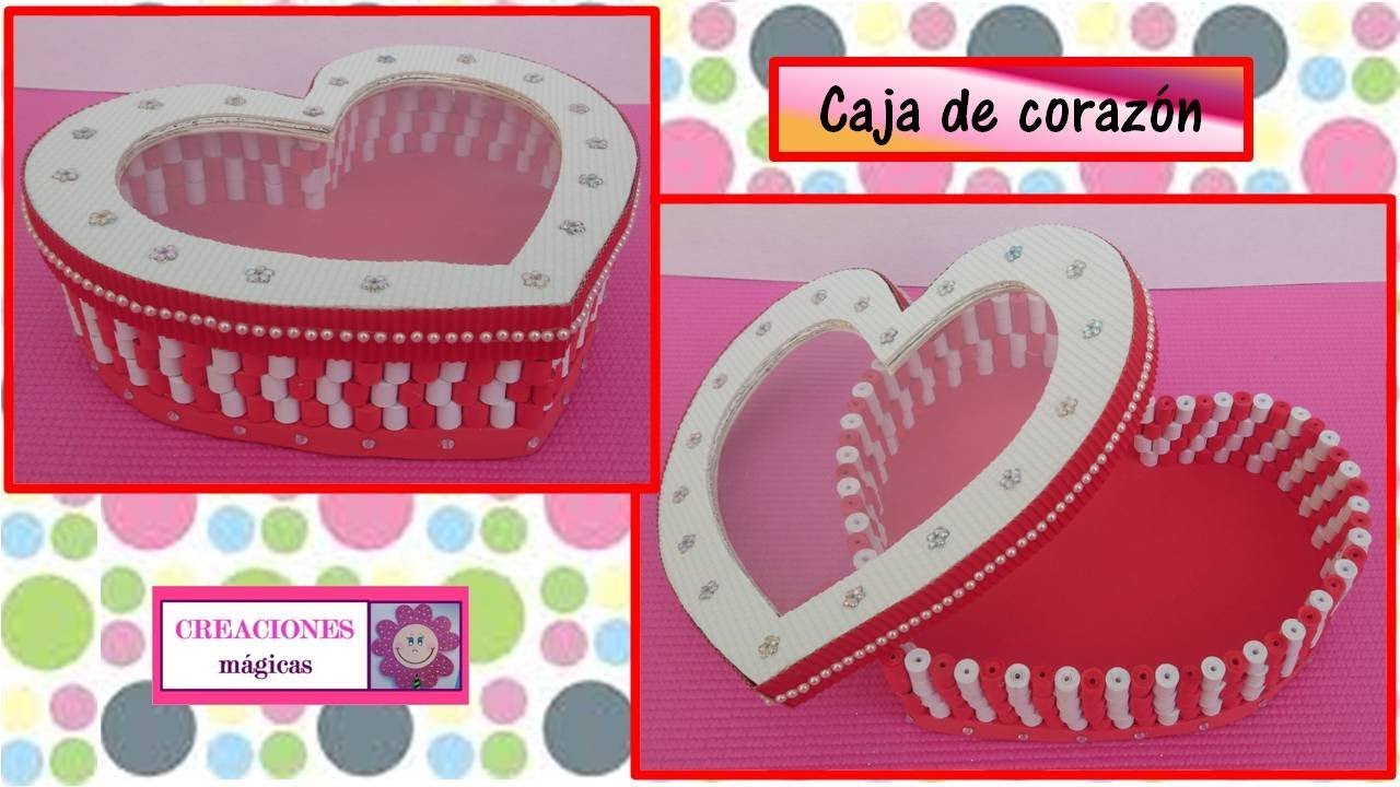 ♥♥Caja en forma de corazón♥Creaciones mágicas♥♥