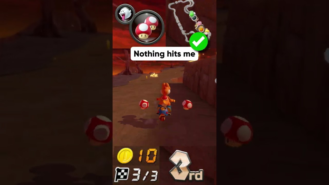 I got REVERSE Mario Karted... 🍄👻⚡
