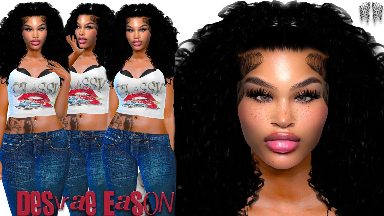 Sims 4 CAS |Desirae Eason| Sim Download | BEST BLACK/URBAN SIMS 4 CC | FREE CC Folder + CC  Links!!