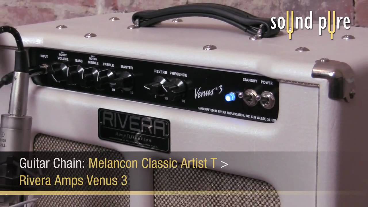 Rivera Amps Venus 3 Guitar Amp w/ Melancon Classic Artist T