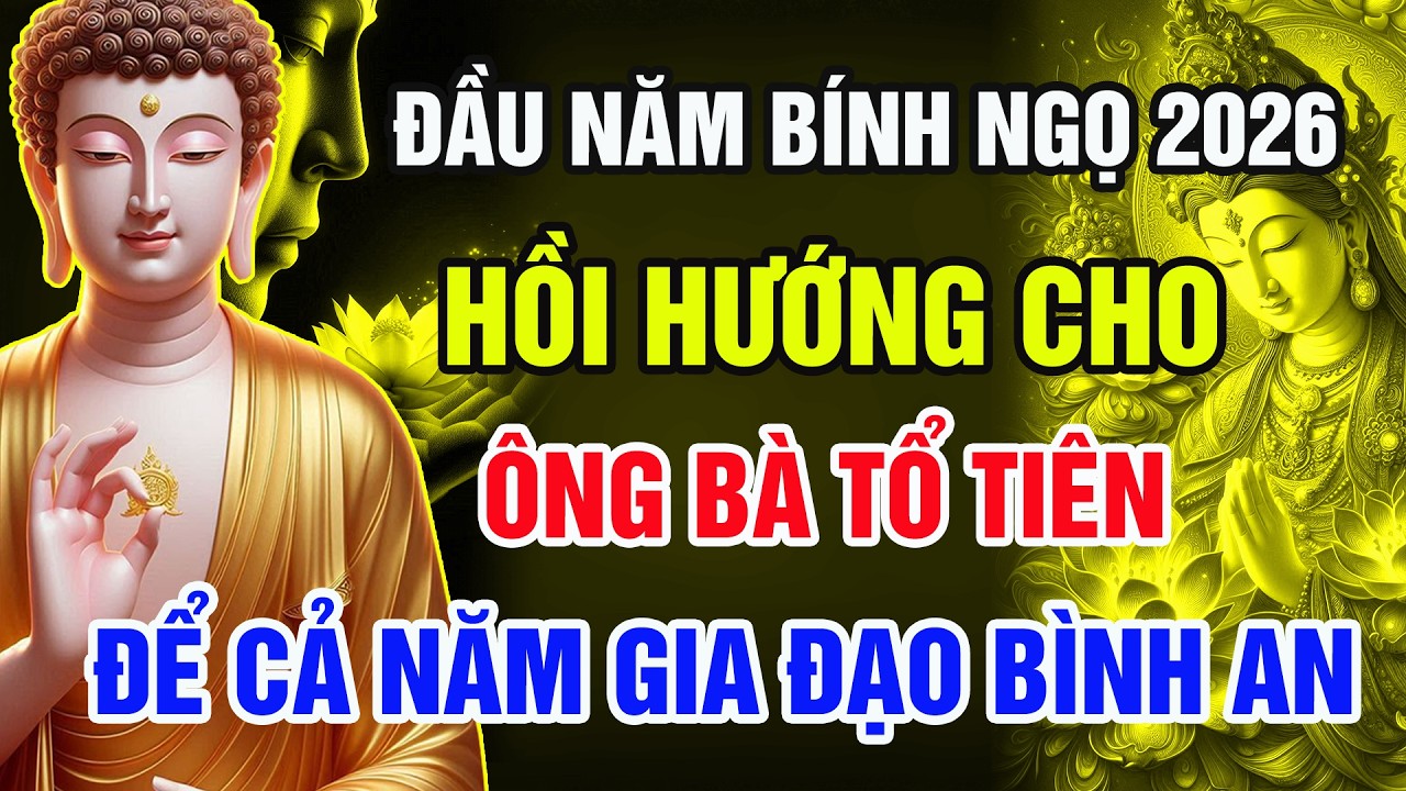 ĐẦU NĂM BÍNH NGỌ 2026: Cách Hồi Hướng Đến Ông Bà Tổ Tiên Để Cả Năm Gia Đạo Bình An
