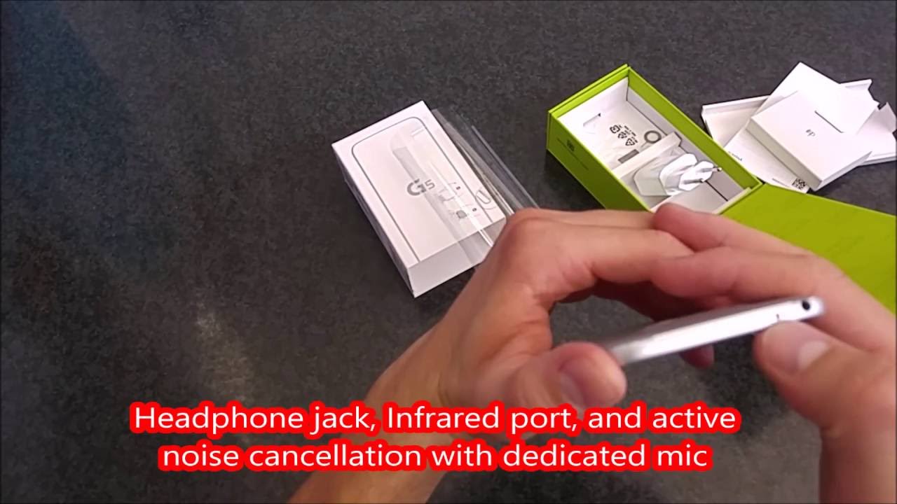 LG G5 - Unboxing - sample video/photos