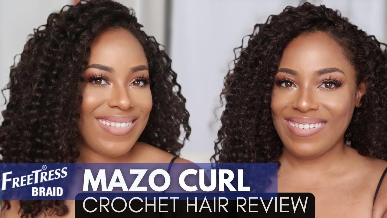 FREETRESS MAZO CURL CROCHET HAIR REVIEW| LIA LAVON