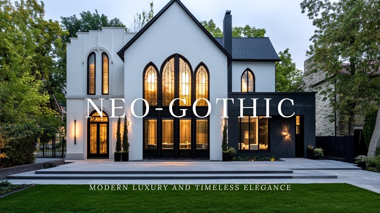 Neo Gothic House Design: A Bold Fusion of Modern Luxury and Timeless Elegance