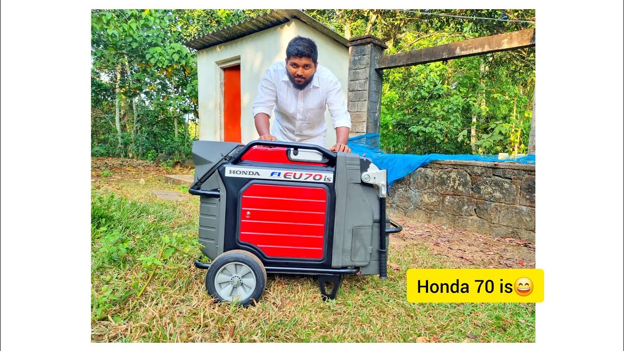 HONDA EU70is generator review malayalam sponcering for kerala