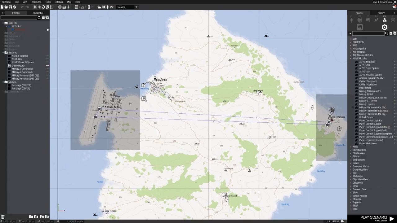 #2 ALIVE ARMA3 Tutorial - Zones, CQB and Logistics