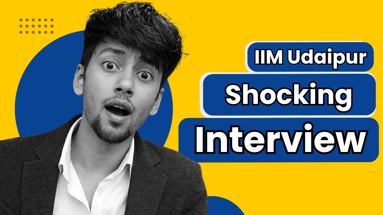 IIM Udaipur Interview Experience 2026 | My Shocking MBA Interview