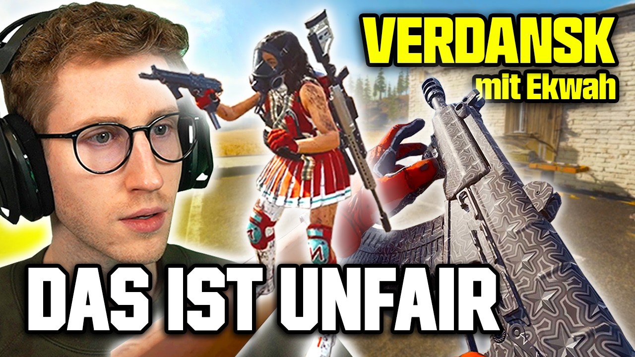 Die UNFAIRSTE WAFFE feat. Ekwah in Warzone Verdansk