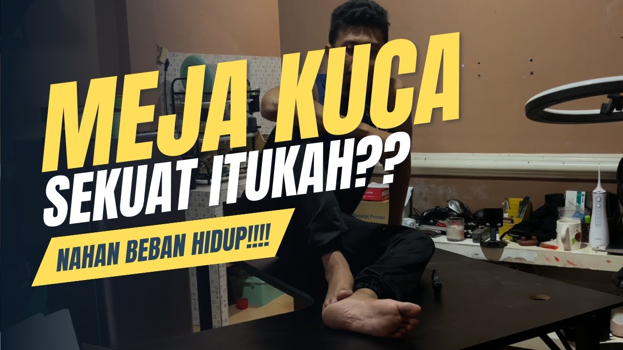 TERNYATA KUAT DIDUDUKIN | UNBOXING DAN SHORT REVIEW MEJA KUCA GAMING