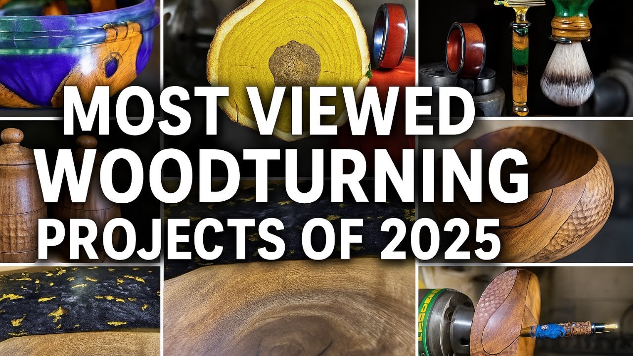 Most Viewed Woodturning Projects of 2025 | Handmade Wooden Art