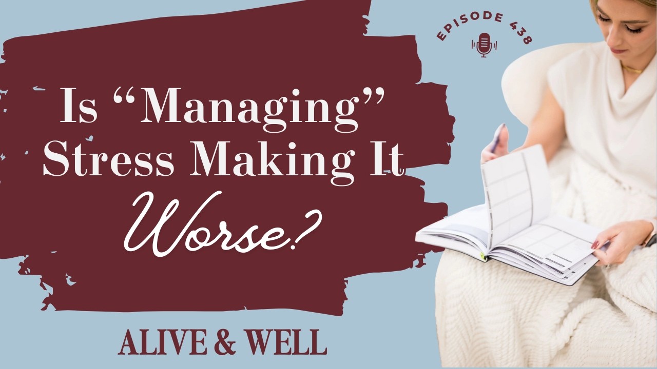 What If Managing Your Stress Is Making It Worse — And What to Do Instead