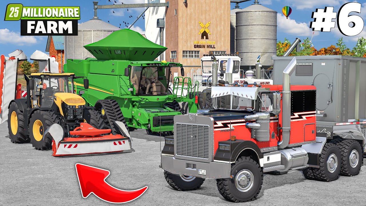 I UPGRADED THE FARM WITH NEW EQUIPMENT | MILLIONAIRE FARM | Farming Simulator 25