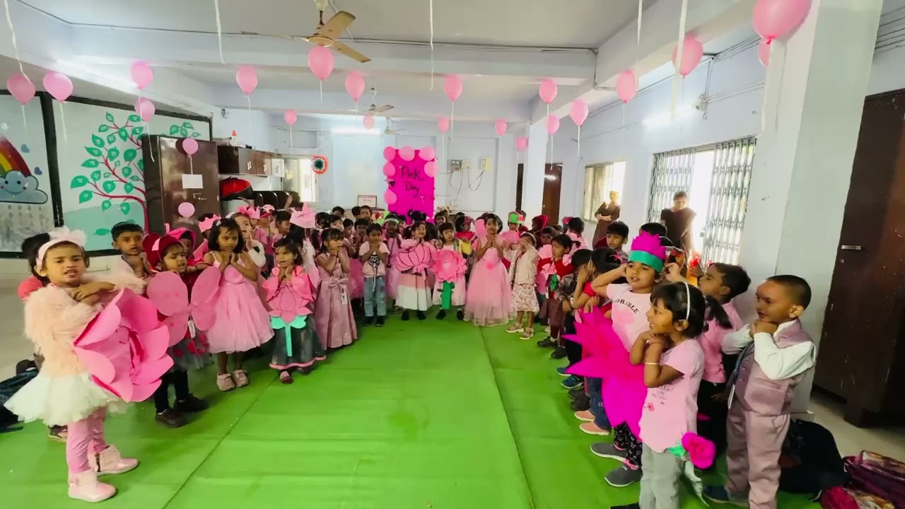 My Queen pink Day celebration #cute Angel #cutebaby #dance #cute 