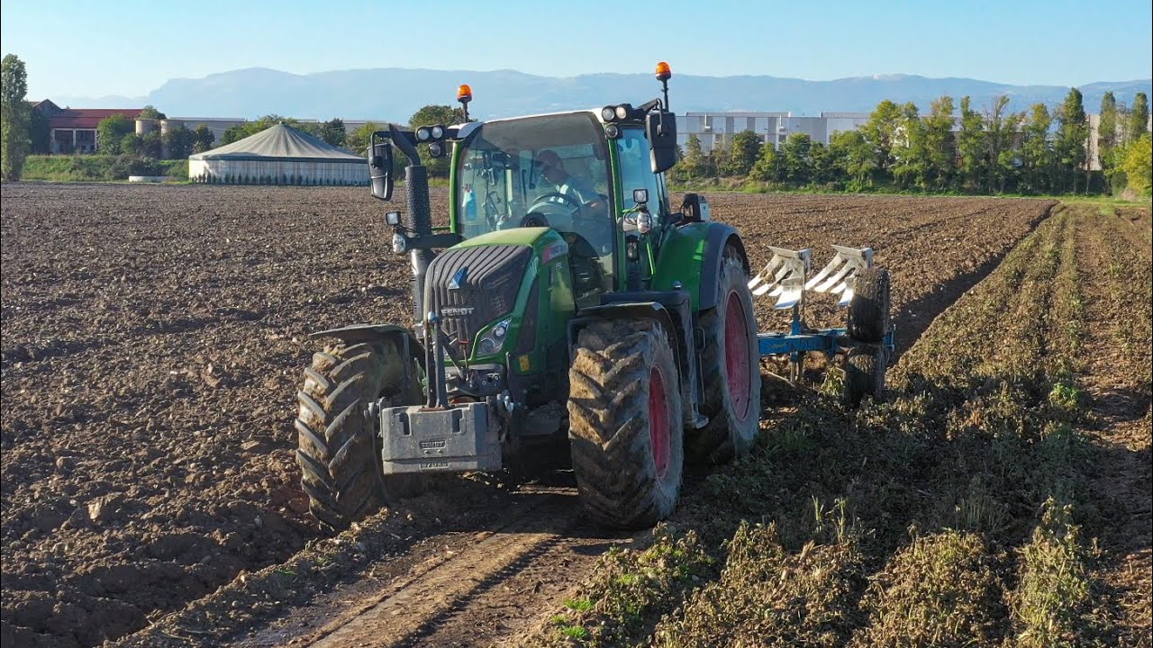 Fendt 720 Vario Profi + Quadrivomere De Franceschi | Aratura 2022