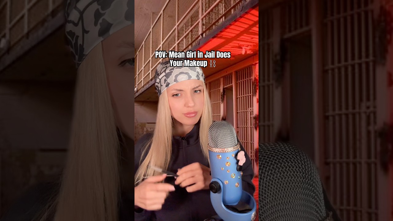 You Asked a Prisoner for Makeup&hellip;  #asmr #asmrroleplay #shortsasmr