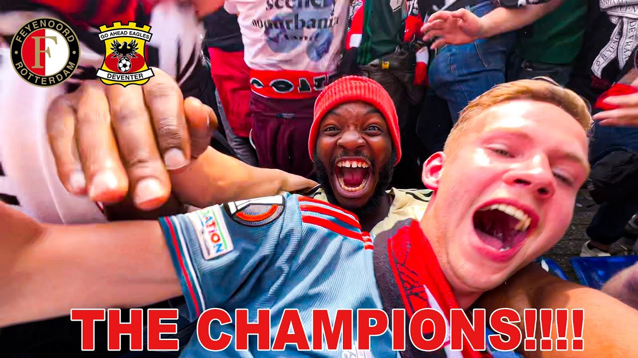 AMERICAN FAN EXPERIENCES FEYENOORD WINNING THE DUTCH LEAGUE TITLE!!