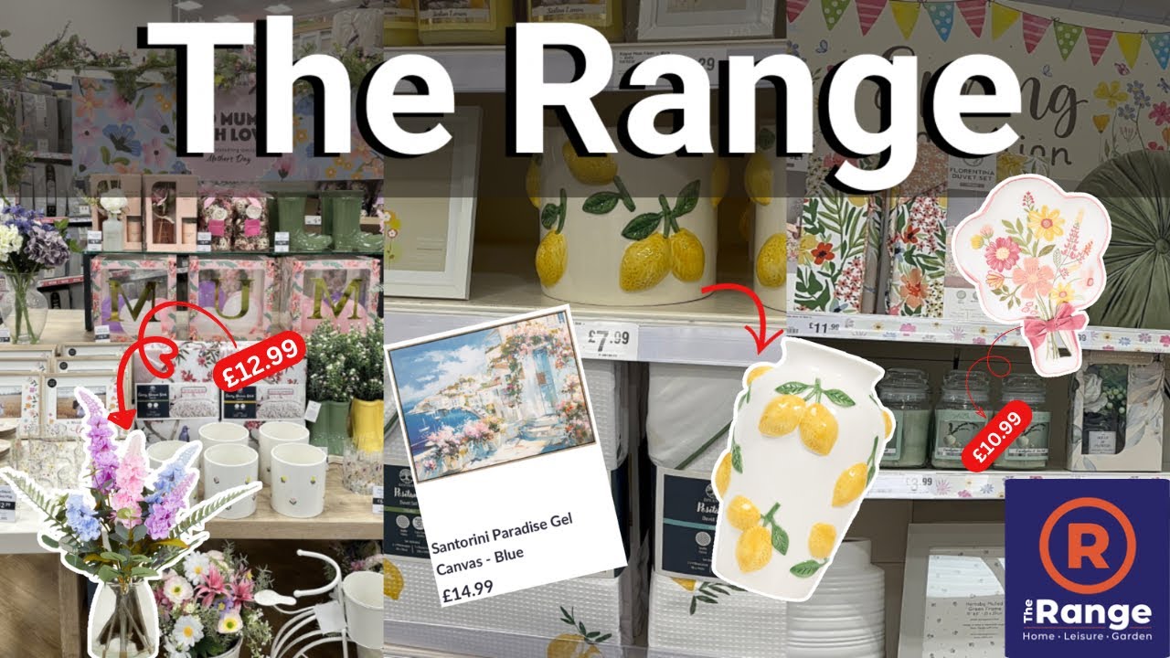 📍The Range Spring 🌷& Mother’s Day Haul 2026 | New In March 2026 | Lemon Decor & More! 🍋#homedecor 