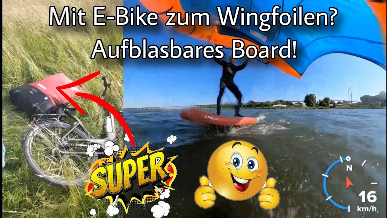 Wie einfach ist Wingfoilen mit aufblasbarem Board