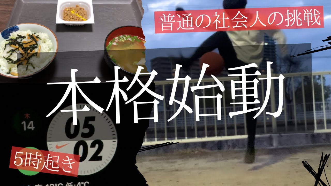 【vlog#1】馬鹿げた夢を追う26歳社会人の平日3日間ルーティン