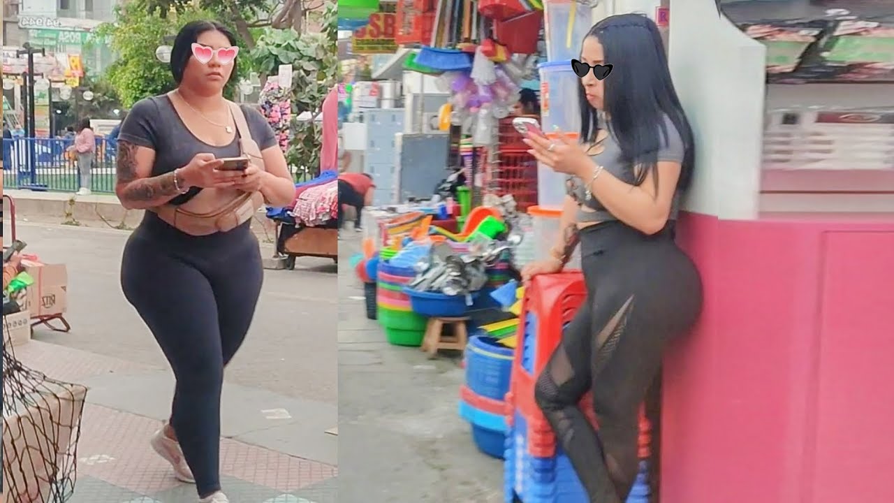 Lindas chicas en el Mercado CERES de Ate
